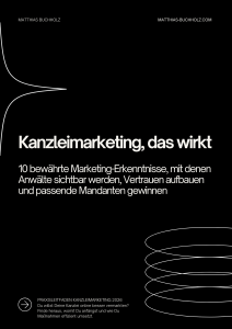 Praxisleitfaden Kanzleimarketing E-Book 2026 - Matthias Buchholz - Conplore Wirtschaftsmagazin Business Ebook.png