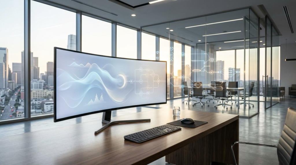 Leitfaden Algorithmische Geschäftsprozessoptimierung - Bild generiert mit Nano Banana 2