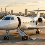 Geschäftsreisekosten im Mittelstand - Wann lohnt sich Privataviation? Bild generiert mit GPT-Image 1.5