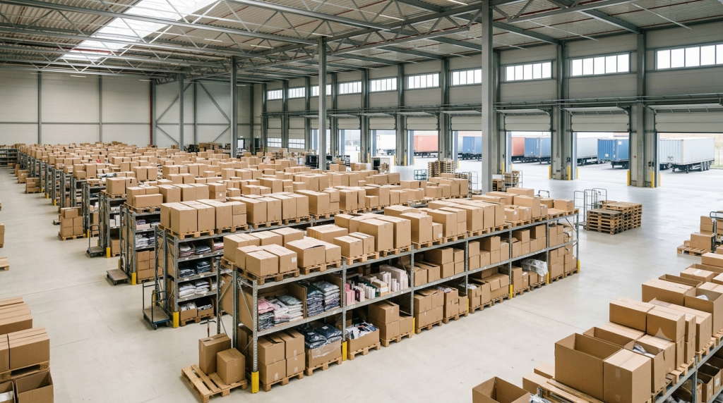 Internationaler B2B-Großhandel 2026 - Welches Operating Model Multi-Kategorie-Wholesaler trägt - Bild erstellt mit Gemini Flash