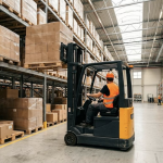 Fachkräftequalifizierung in der Logistik - Staplerschein als Managementaufgabe - Bild KI-generiert mit Nano Banana 2