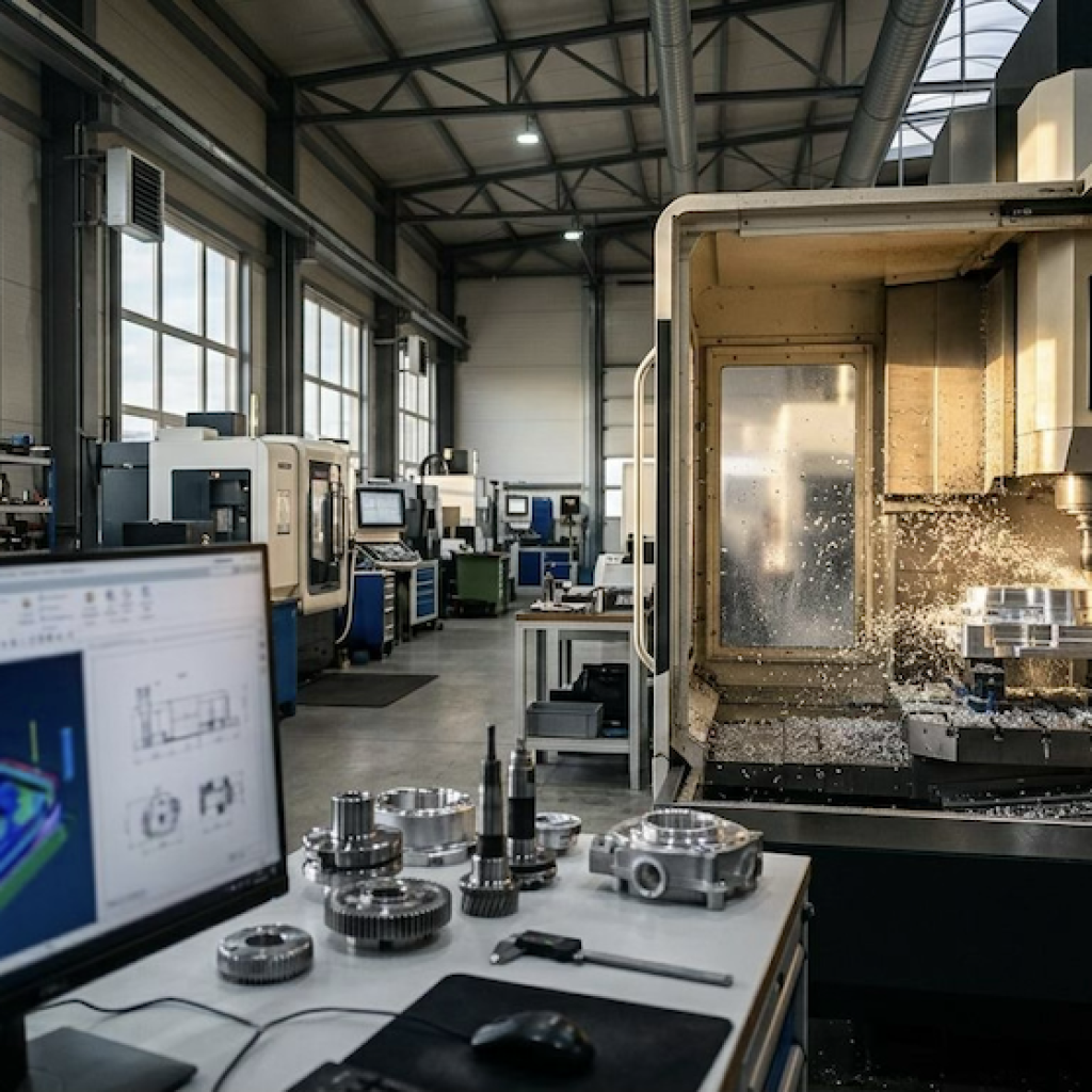 Investitionsentscheidung CNC-Fertigungssoftware - Wettbewerbsfaktor für den Mittelstand - Bild KI-generiert mit Nano Banana 2