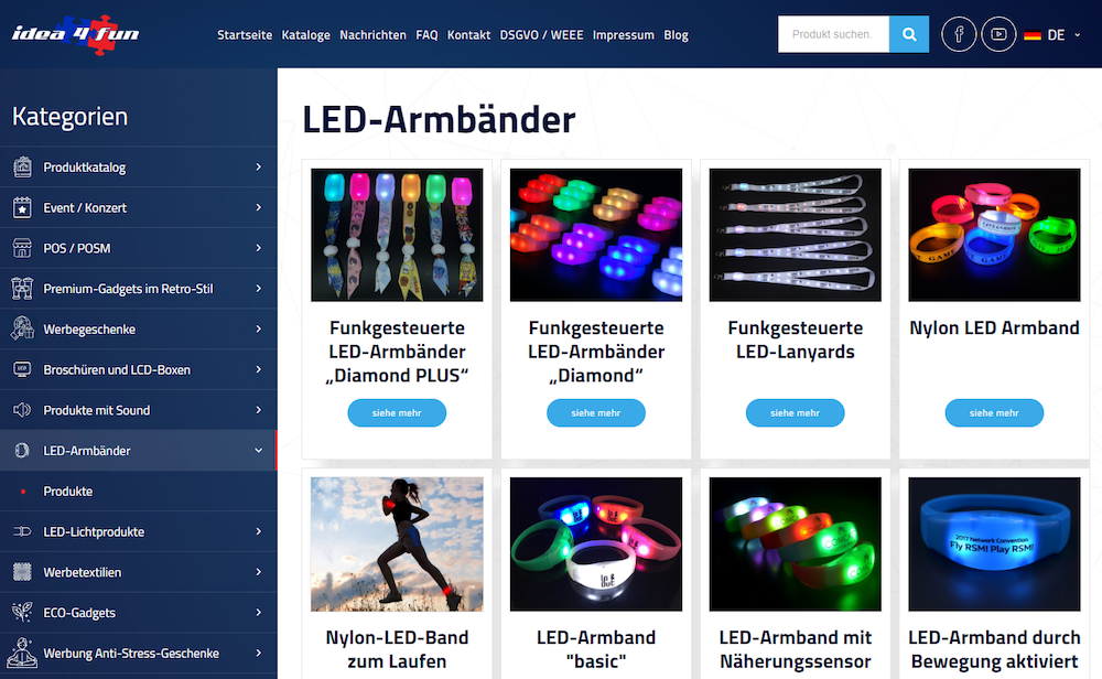 LED-Armbänder - Foto von idea4fun